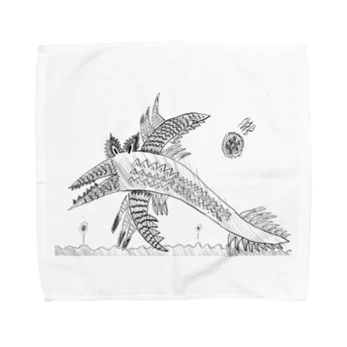 ウェーブフィッシュ Towel Handkerchief