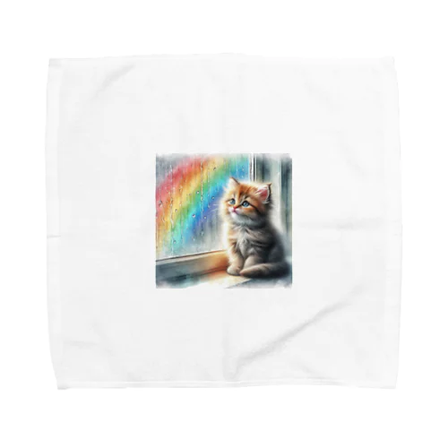 猫 Towel Handkerchief