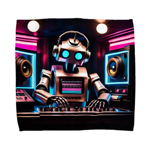 DJロボット1 Towel Handkerchief