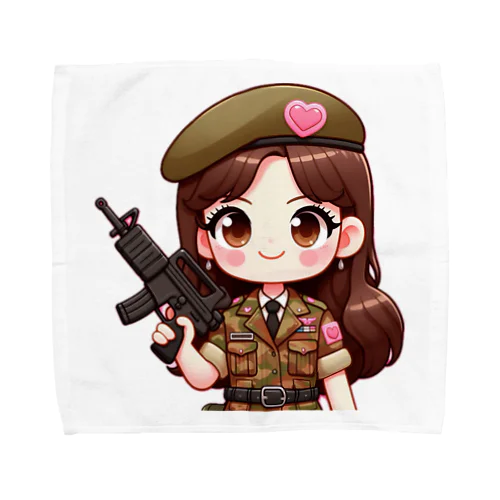 army girl Towel Handkerchief