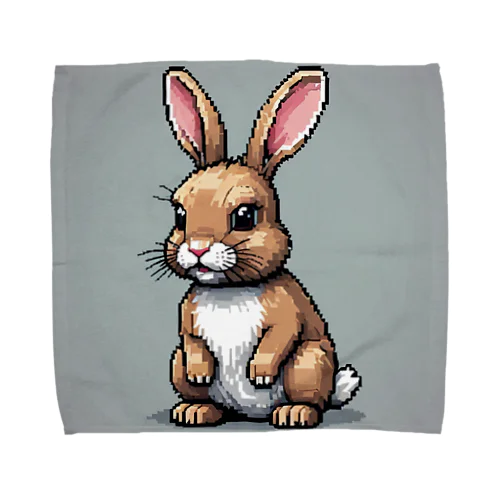 ドット絵ウサギ Towel Handkerchief