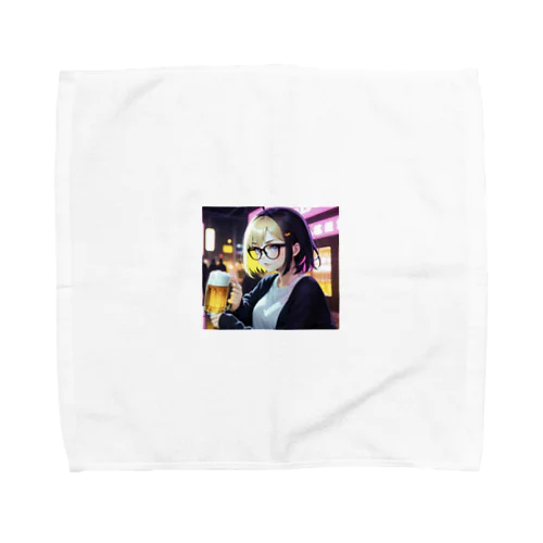 酒豪AIちゃん　金髪ショート Towel Handkerchief