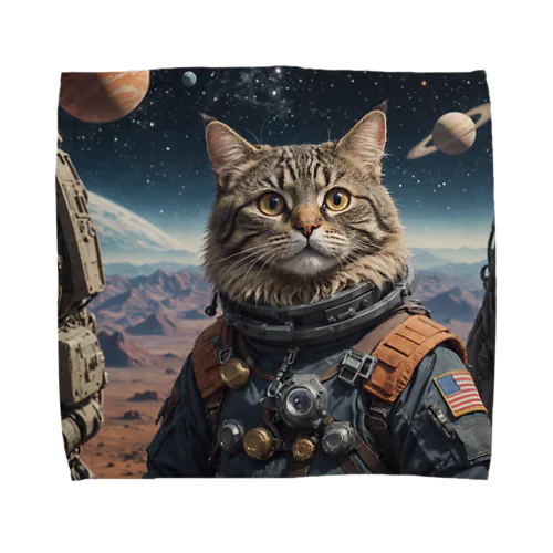 宇宙猫1 Towel Handkerchief