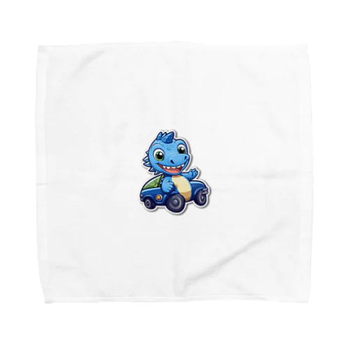 恐竜パトカー Towel Handkerchief