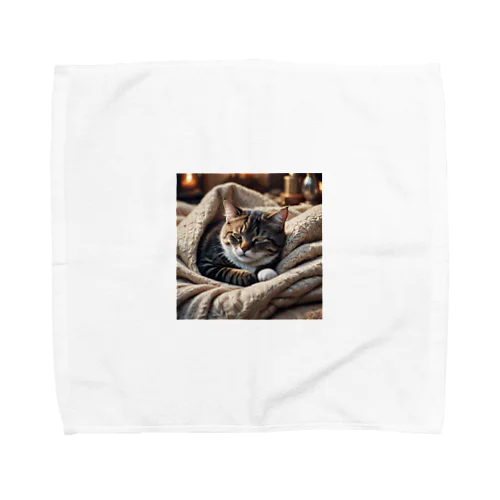 眠たい猫 Towel Handkerchief