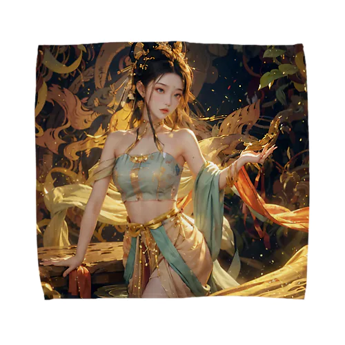 BeautifulOrientalGirl-B Towel Handkerchief