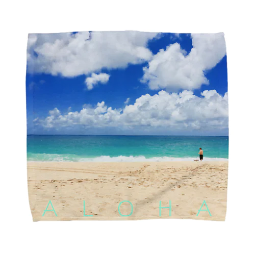 BLUE HAWAII Towel Handkerchief