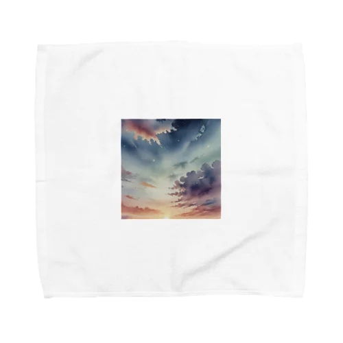 空のグラデーション Towel Handkerchief