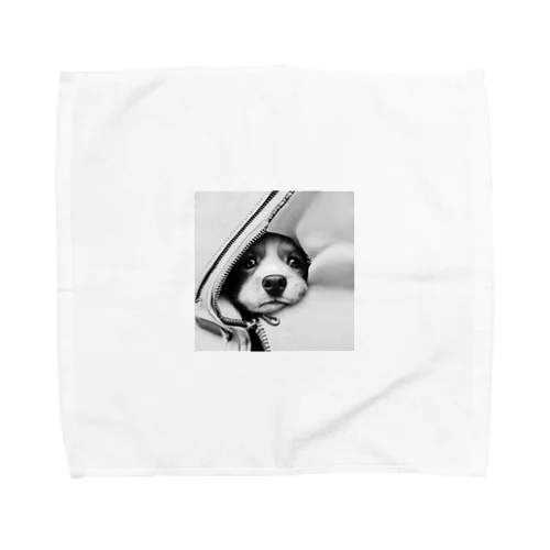 ジッパー犬 Towel Handkerchief