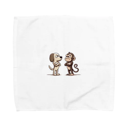 犬猿の仲 Towel Handkerchief