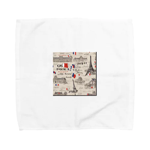 フランスアンティーク Towel Handkerchief