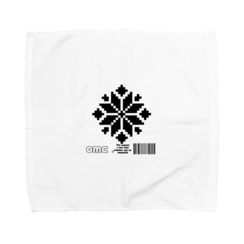 雪のドット結晶 Towel Handkerchief