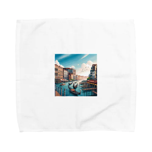 ヴェネチア（pixel art） Towel Handkerchief