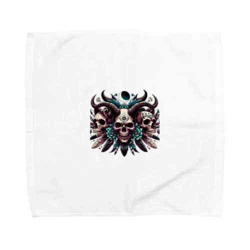 SKULL Cerberus Towel Handkerchief