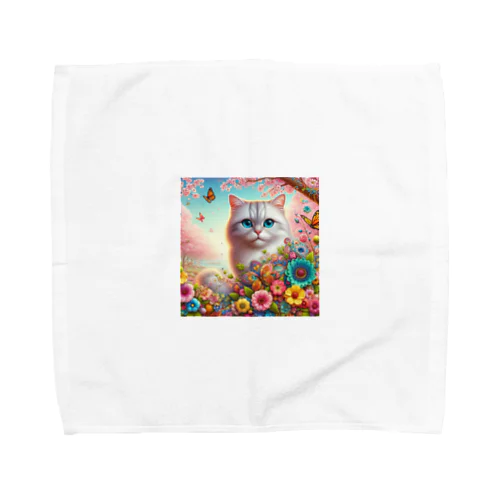 ねこ好き姉貴 Towel Handkerchief