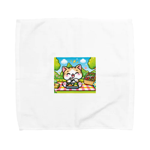 遠足の楽しいお弁当タイム Towel Handkerchief