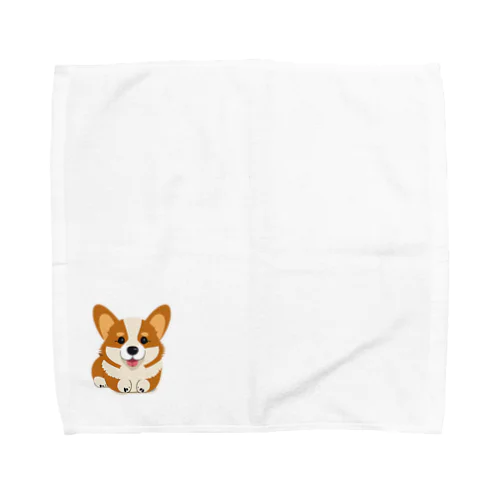 いつも心にコーギーを Towel Handkerchief