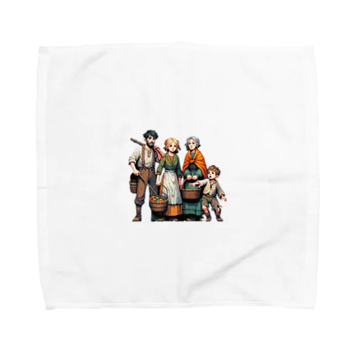 村人（pixel art） Towel Handkerchief