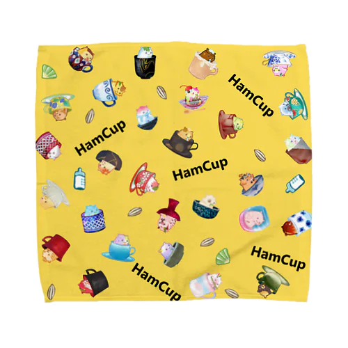 HamCup公式たおる Towel Handkerchief