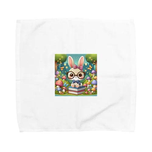 ウサギのアマリリス Towel Handkerchief