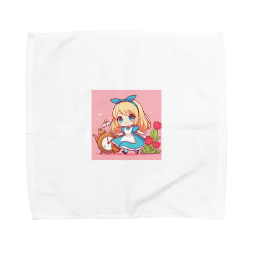 不思議の国のアリス少女 Towel Handkerchief