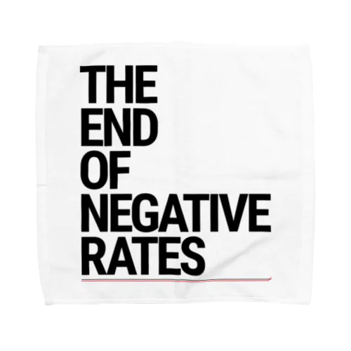 The End of Negative Rates タオルハンカチ