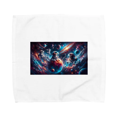 宇宙猫飛行士2 Towel Handkerchief