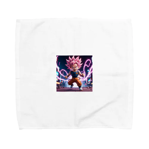 ピンクの髪の毛のおとこの子 Towel Handkerchief