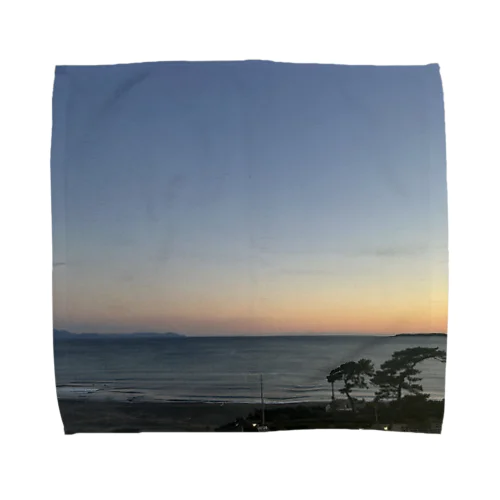 ただの夕方の海 Towel Handkerchief