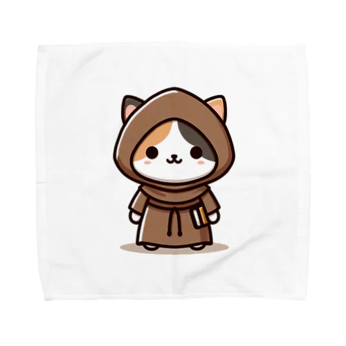 修道にゃんこ Towel Handkerchief