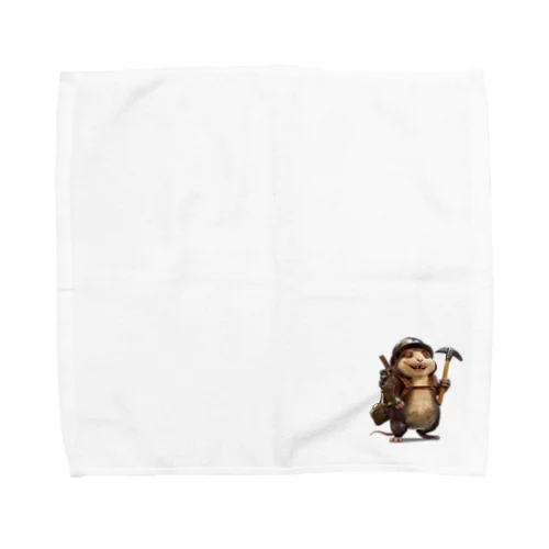 もぐらくん探検隊（隊長） BeeBee 1786 Towel Handkerchief