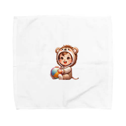 かわいい着ぐるみ赤ちゃん Towel Handkerchief