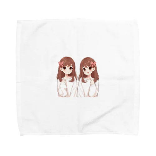 双子の姉妹 Towel Handkerchief