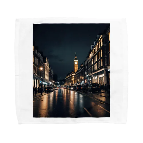 ロンドンの夜景 Towel Handkerchief