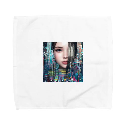 AI美女 Towel Handkerchief