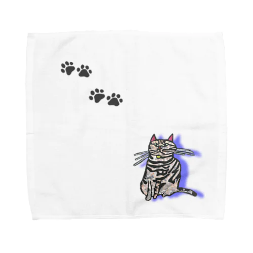 ステンシル・ダイナ②🐾 Towel Handkerchief