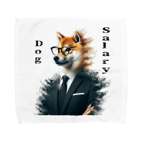 仕事　犬 Towel Handkerchief