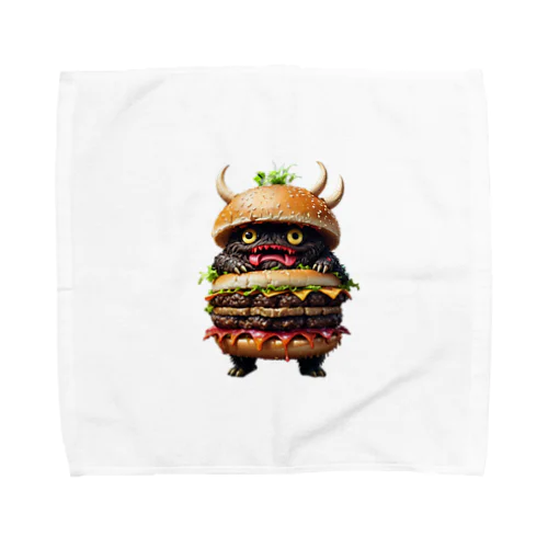 トリプル肉厚ビーフバーガー妖怪　バグドガルド Towel Handkerchief