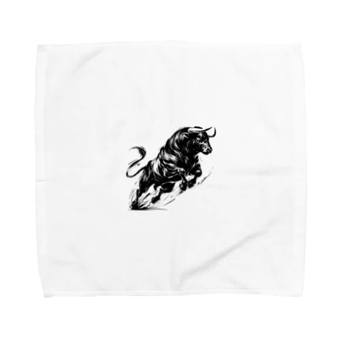 水墨牛 Towel Handkerchief