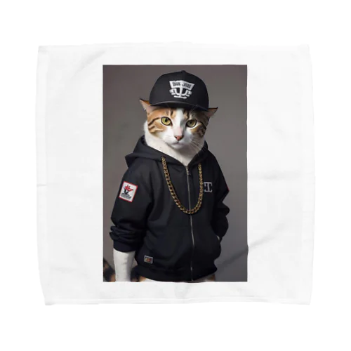 ヒップホップ猫 Towel Handkerchief