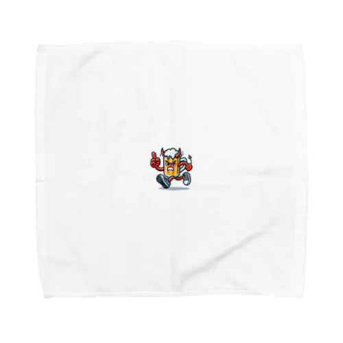 ランニングビールくん Towel Handkerchief