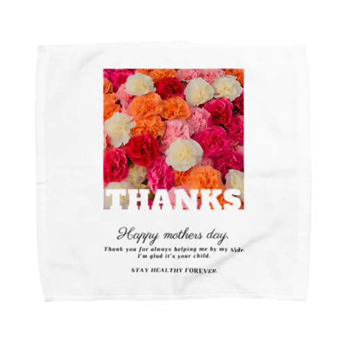 母の日のプレゼント🎁 カーネーション Towel Handkerchief