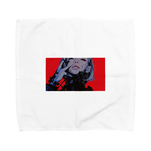 サイバーパンク系 Towel Handkerchief