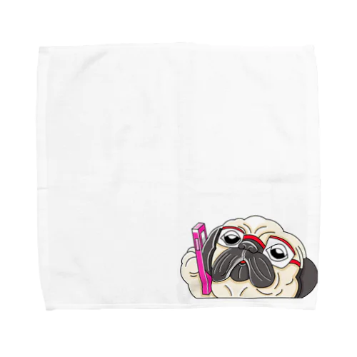 パグ携帯 Towel Handkerchief