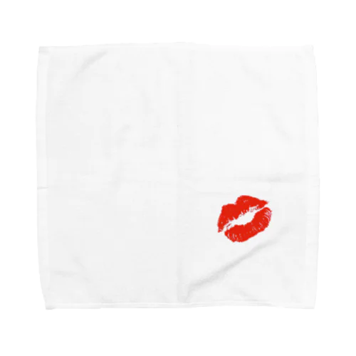 カラーに口紅 Towel Handkerchief