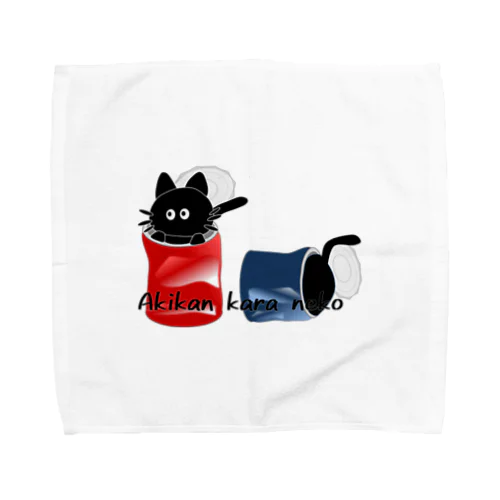 空き缶からねこ　2 Towel Handkerchief