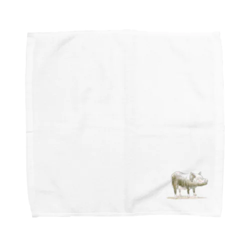 黒豚 Towel Handkerchief