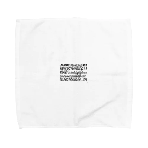 アルファベット Towel Handkerchief