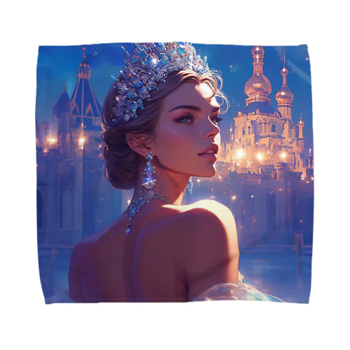 宵闇に輝くクリスタルの女王 Marsa 106 Towel Handkerchief