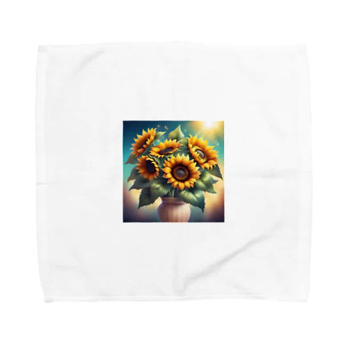 ひまわりの花束 Towel Handkerchief